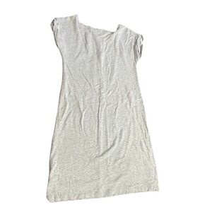 Lou & Grey Gray Relaxed Fit T Shirt Sweater Dress XS Rayon‎ Spandex Comfort